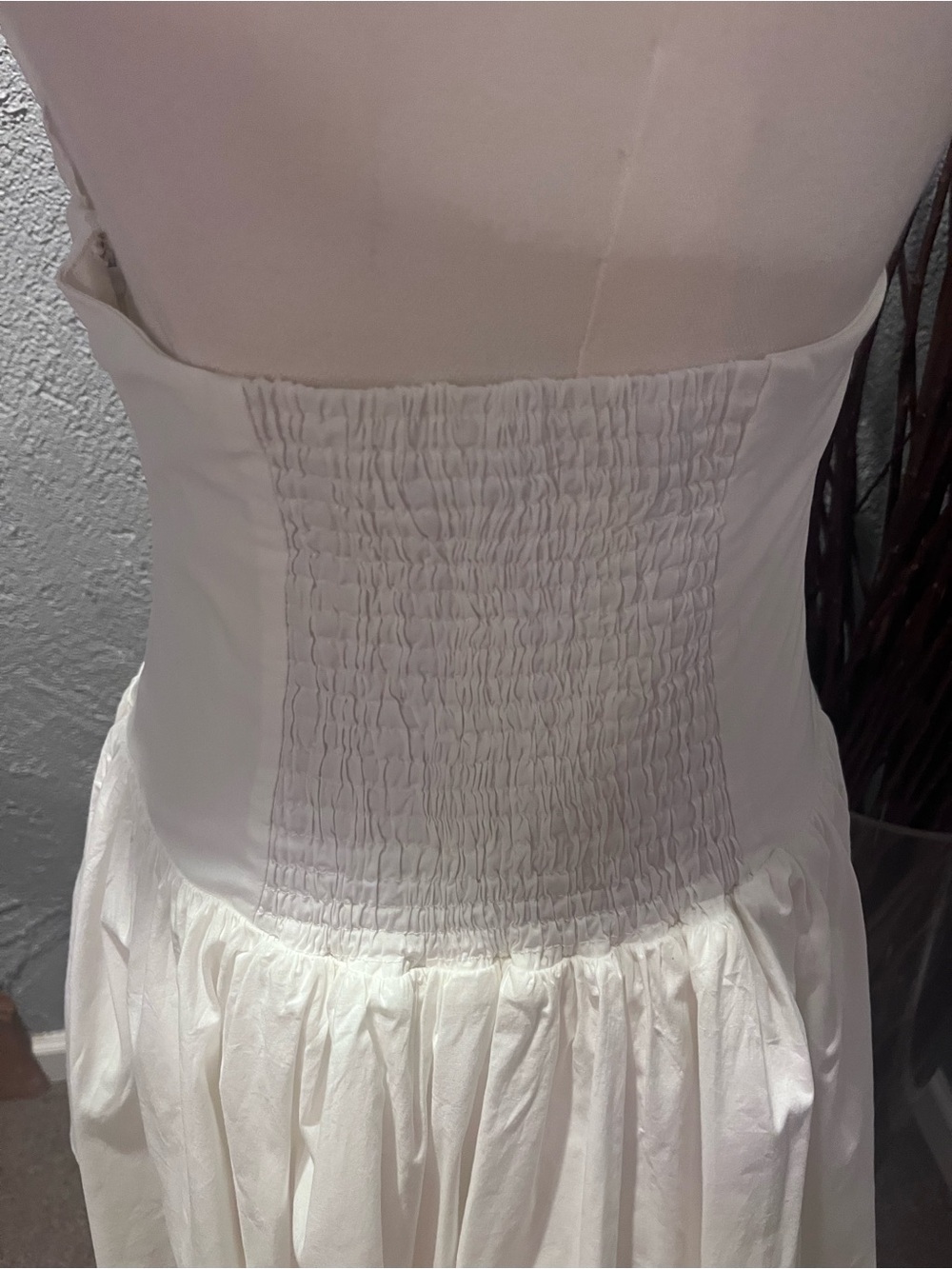 🌺OH POLLY JESSALIE WHIITE HALTER NECK MINI DRESS SIZE 4🌺 - Picture 6 of 7